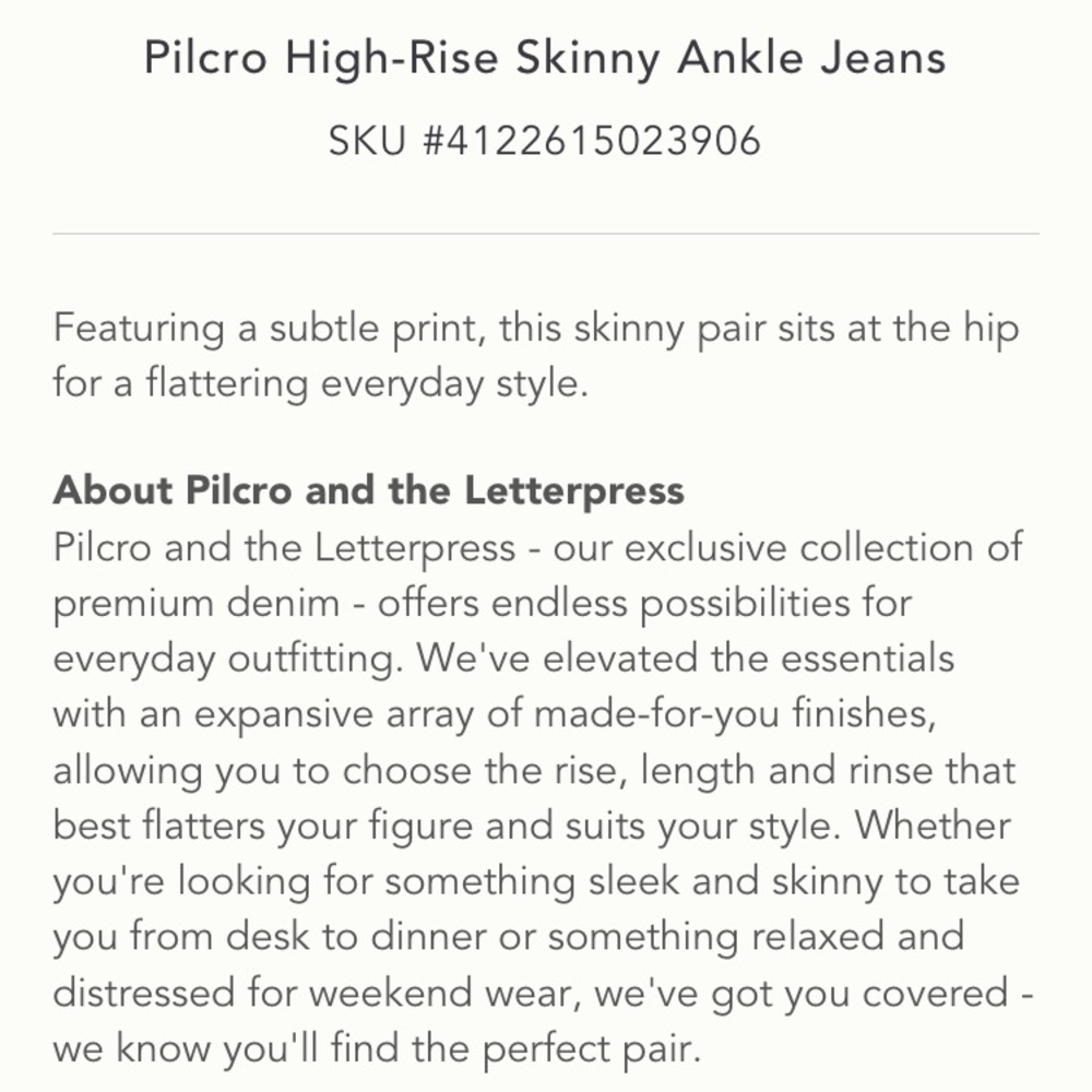 High-Rise Skinny Ankle Jeans - Picture 11 of 12